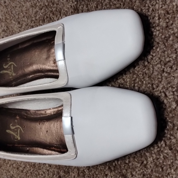 Life Stride women formal dress shoes size 7.5W white heeled shoes - Picture 4 of 11